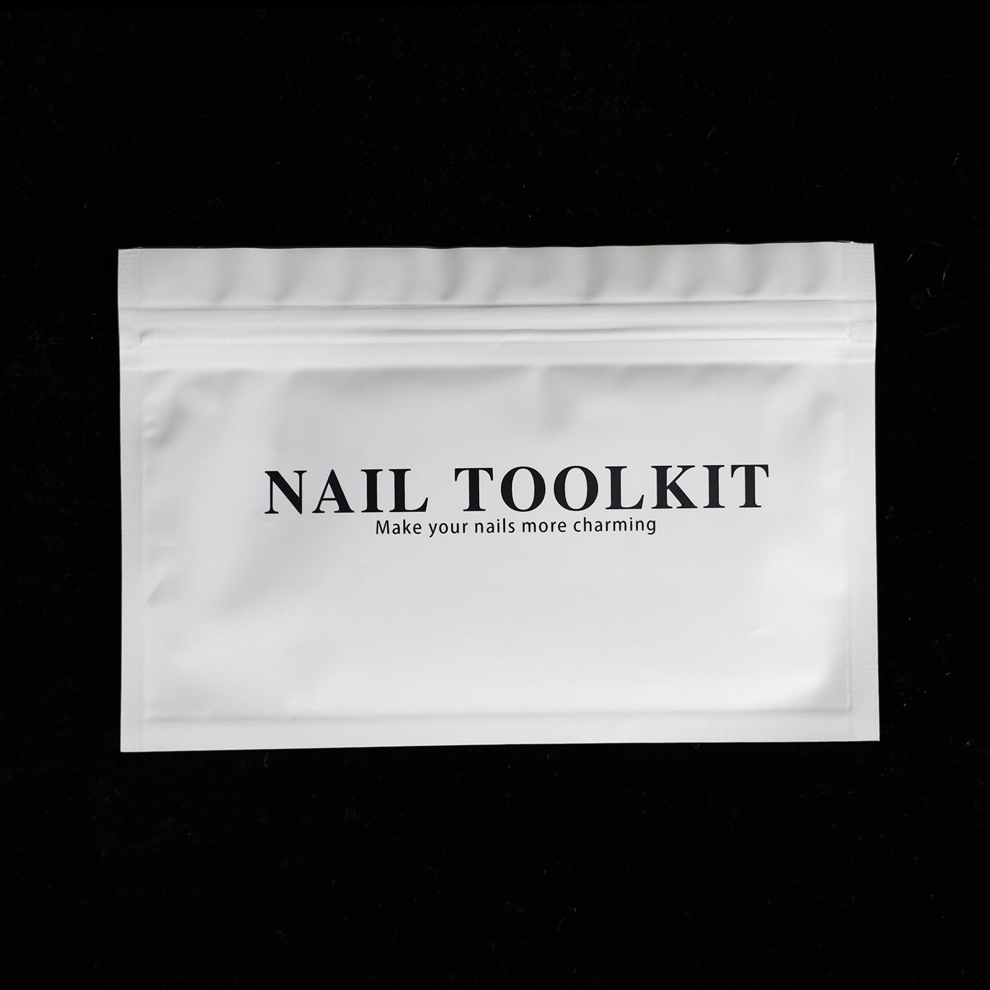 Two sheets of WeDoNails Best Nail Glue For Press On Nails with a pebble pattern sit on a round wooden platform. The text reads The Future of Nail Adhesive, emphasizing its safety, innovation, ease, and durability for nail applications. A soft, bright background enhances this cutting-edge product.