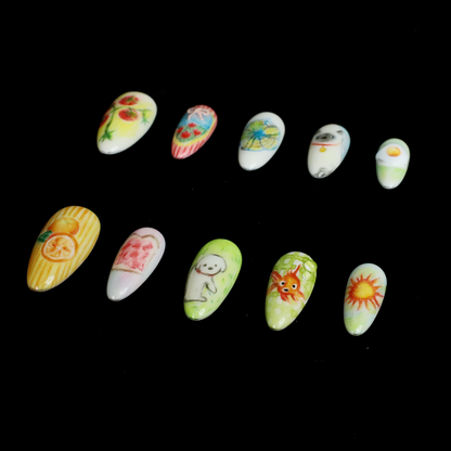 Cottage daydream Custom Press On Nails