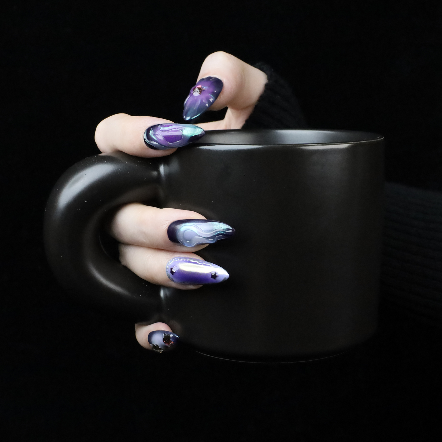 Aurora Effect Custom Press On Nails