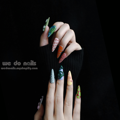 Tropical Vibe Press-On Nails