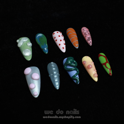 Tropical Vibe Press-On Nails