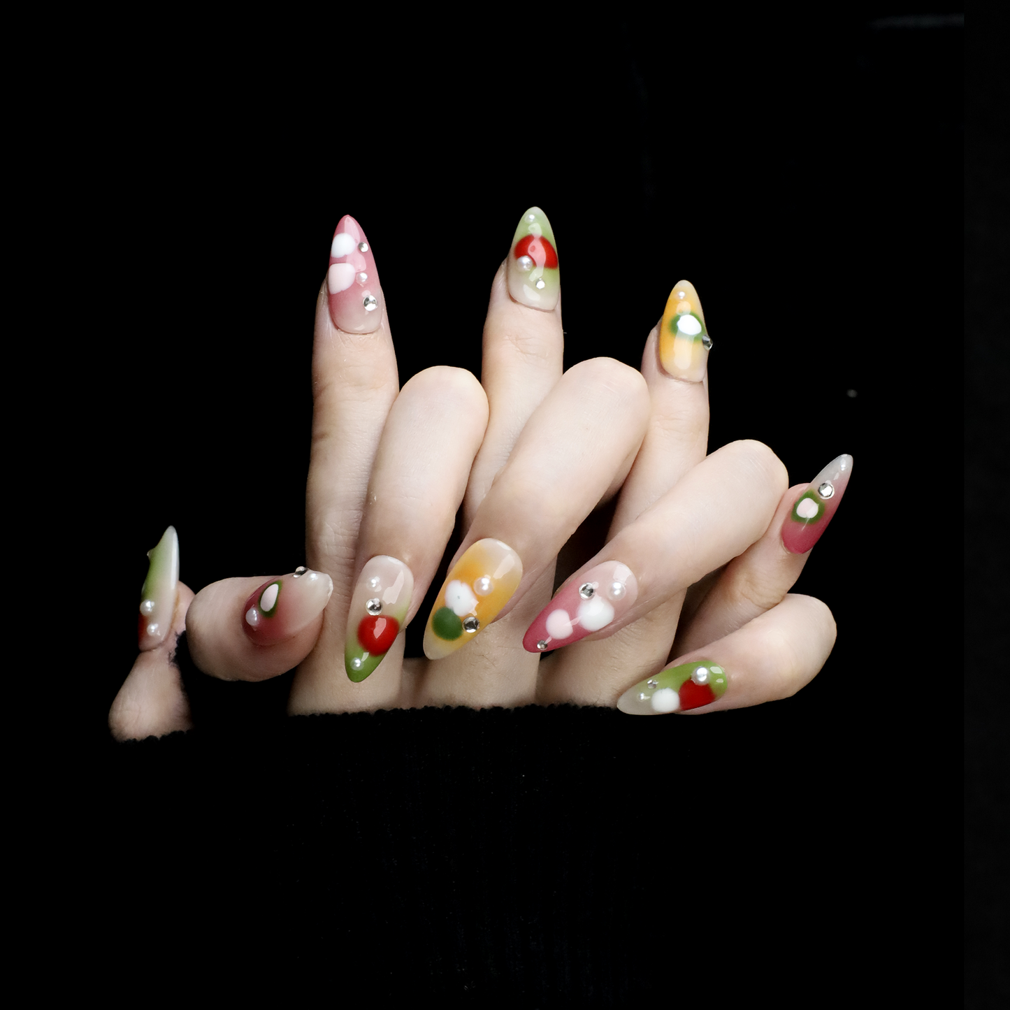 Jelly Art  Press-On Nails