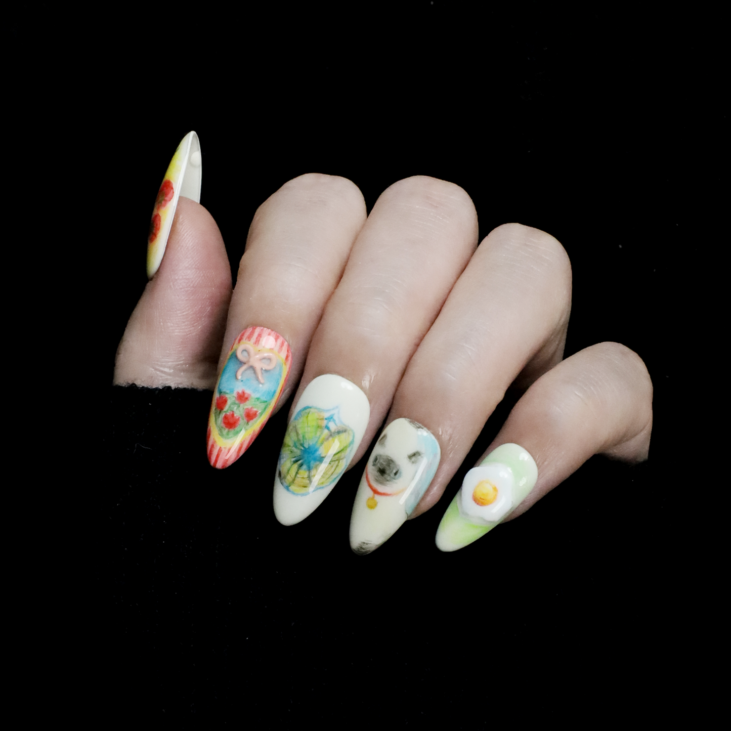 Cottage daydream Custom Press On Nails