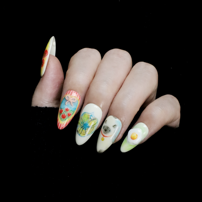 Cottage daydream Custom Press On Nails