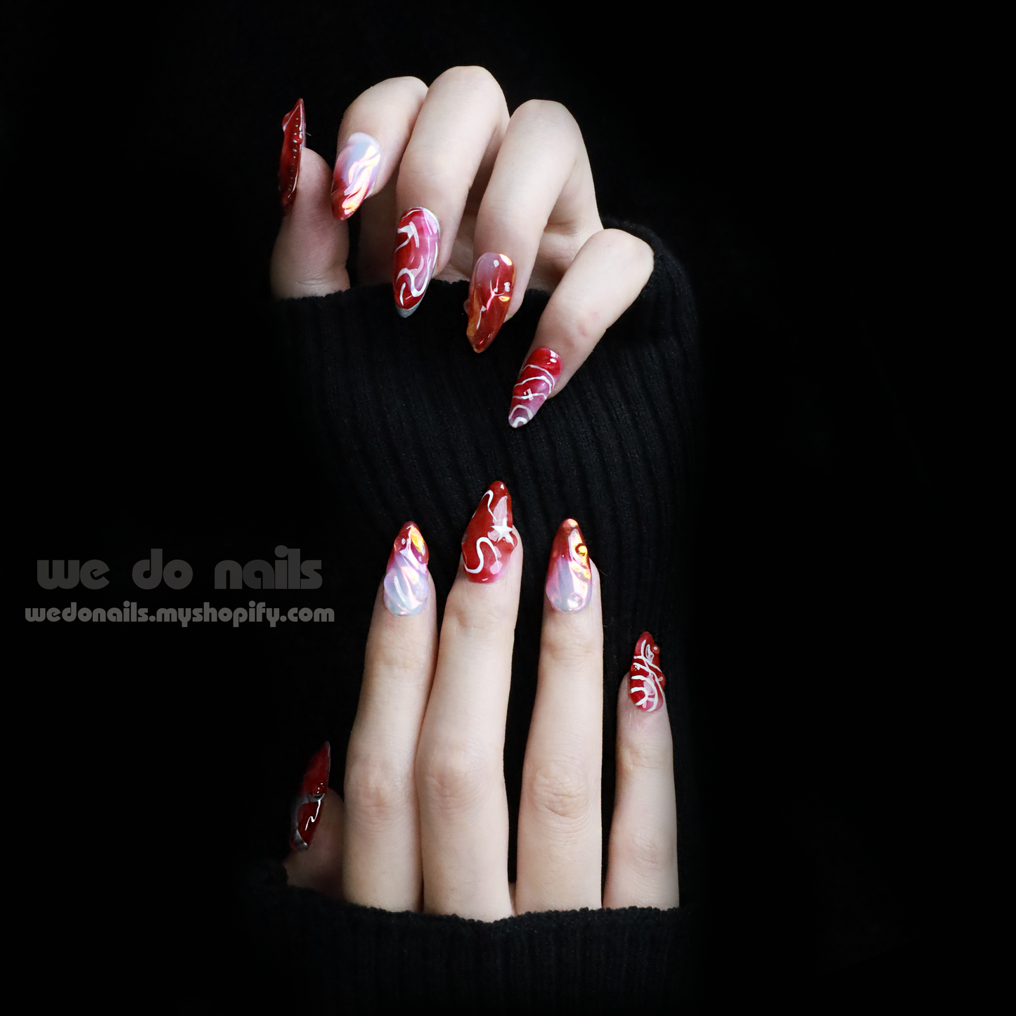 Red Sky Press-On Nails