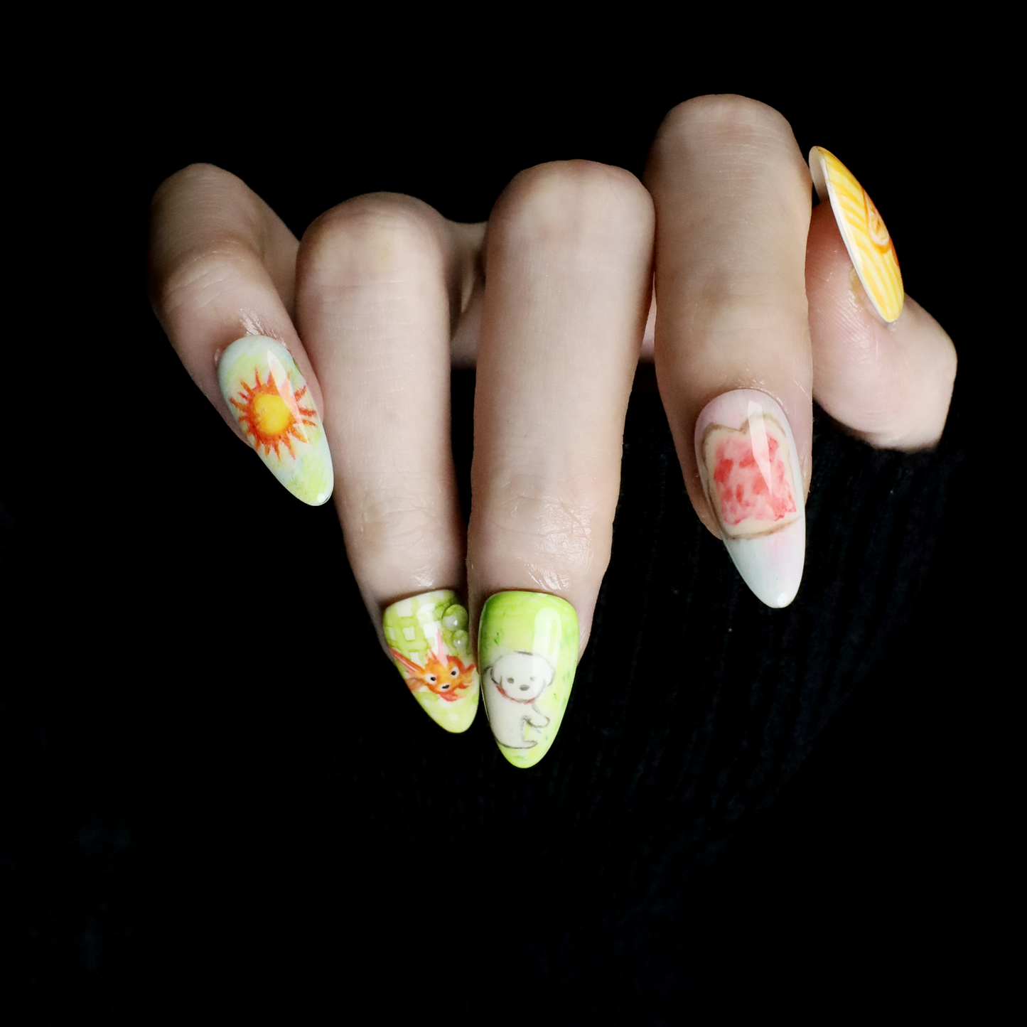 Cottage daydream Custom Press On Nails