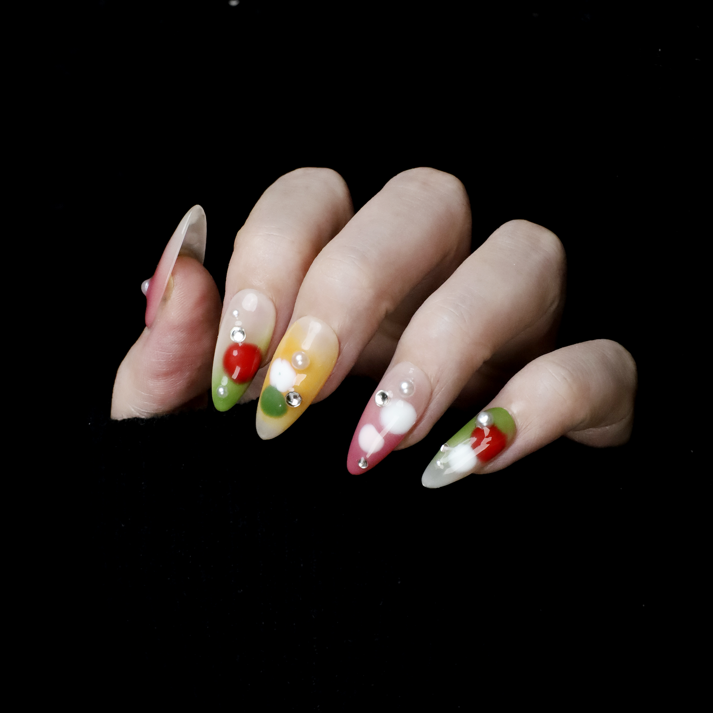 Jelly Art  Press-On Nails