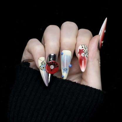 Gothic Glam Press-On Nails