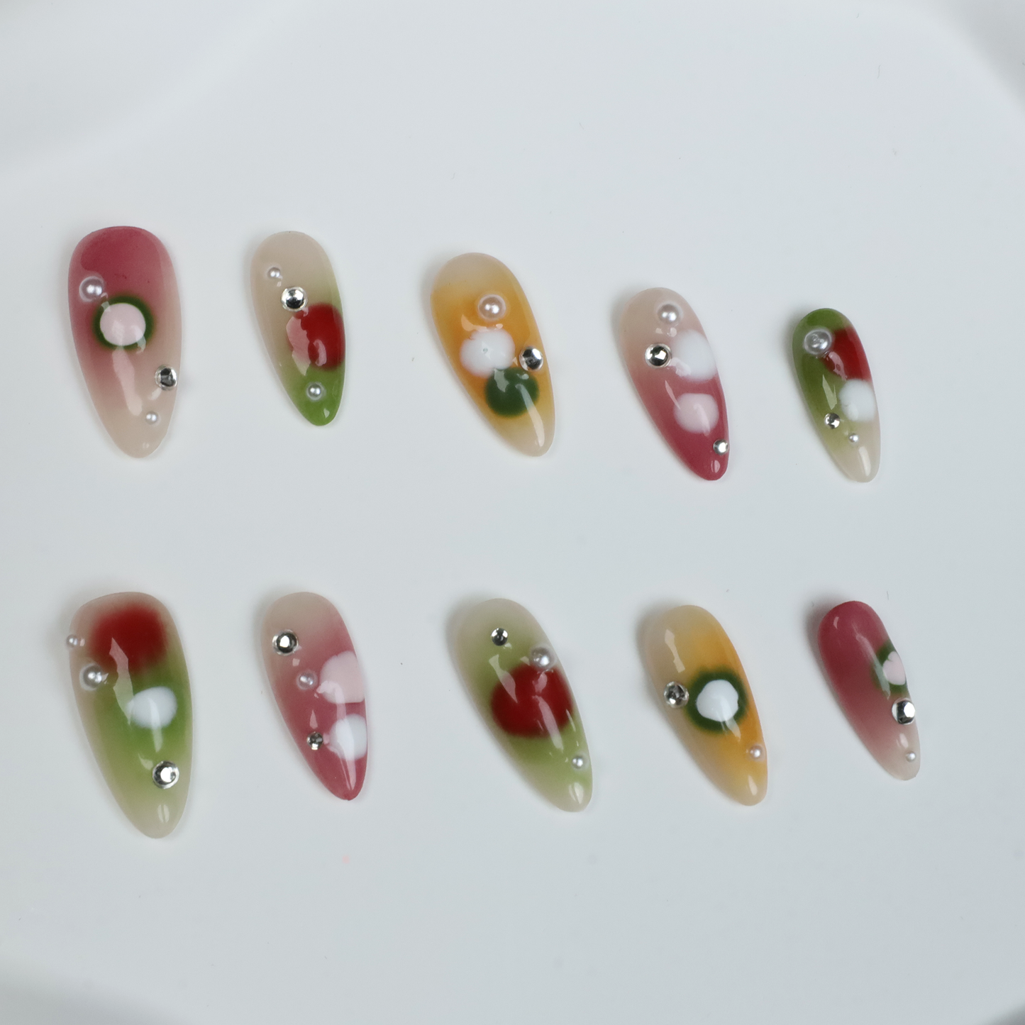 Jelly Art  Press-On Nails