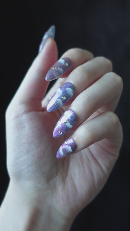 Starry Night Press-On Nails