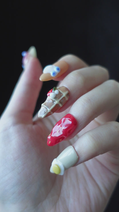 Gourmet Delight Press-On Nails