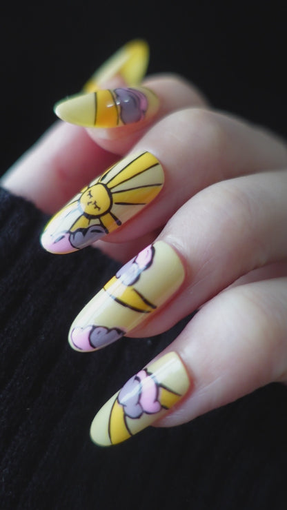 Sunrise & Moonlight Press-On Nails